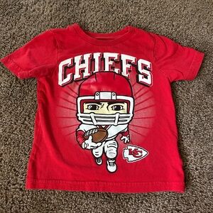 NFL Chiefs Kids Red Graphic Tee boys size 2t